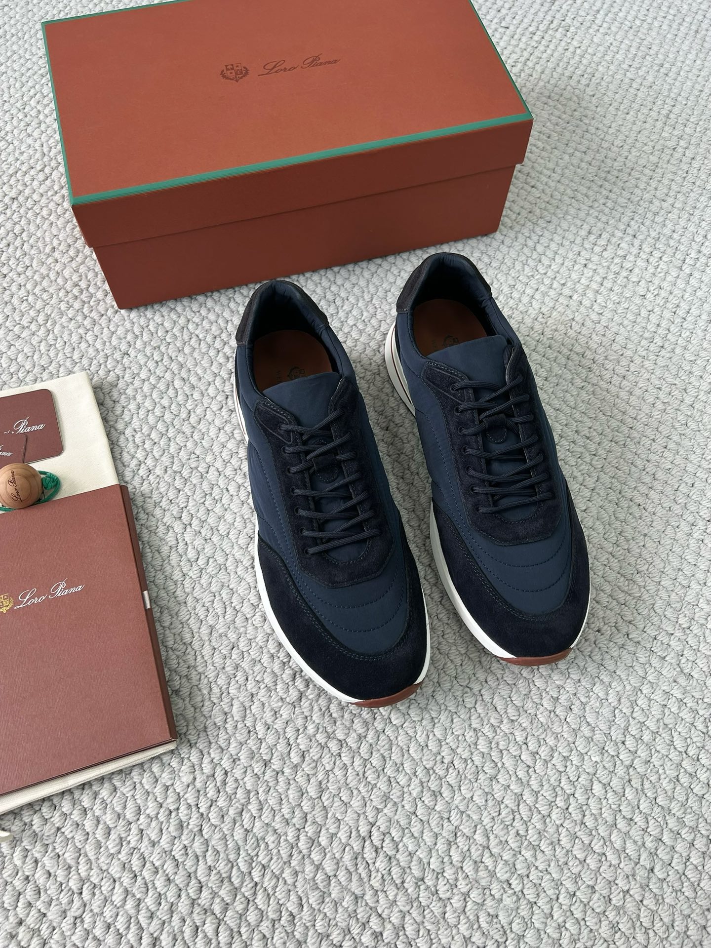 LP Loro Piana Week End Walk  Low-top Comfortable and casual Men's Shoes  Bullshit C5运动鞋 波鞋 LP012-81