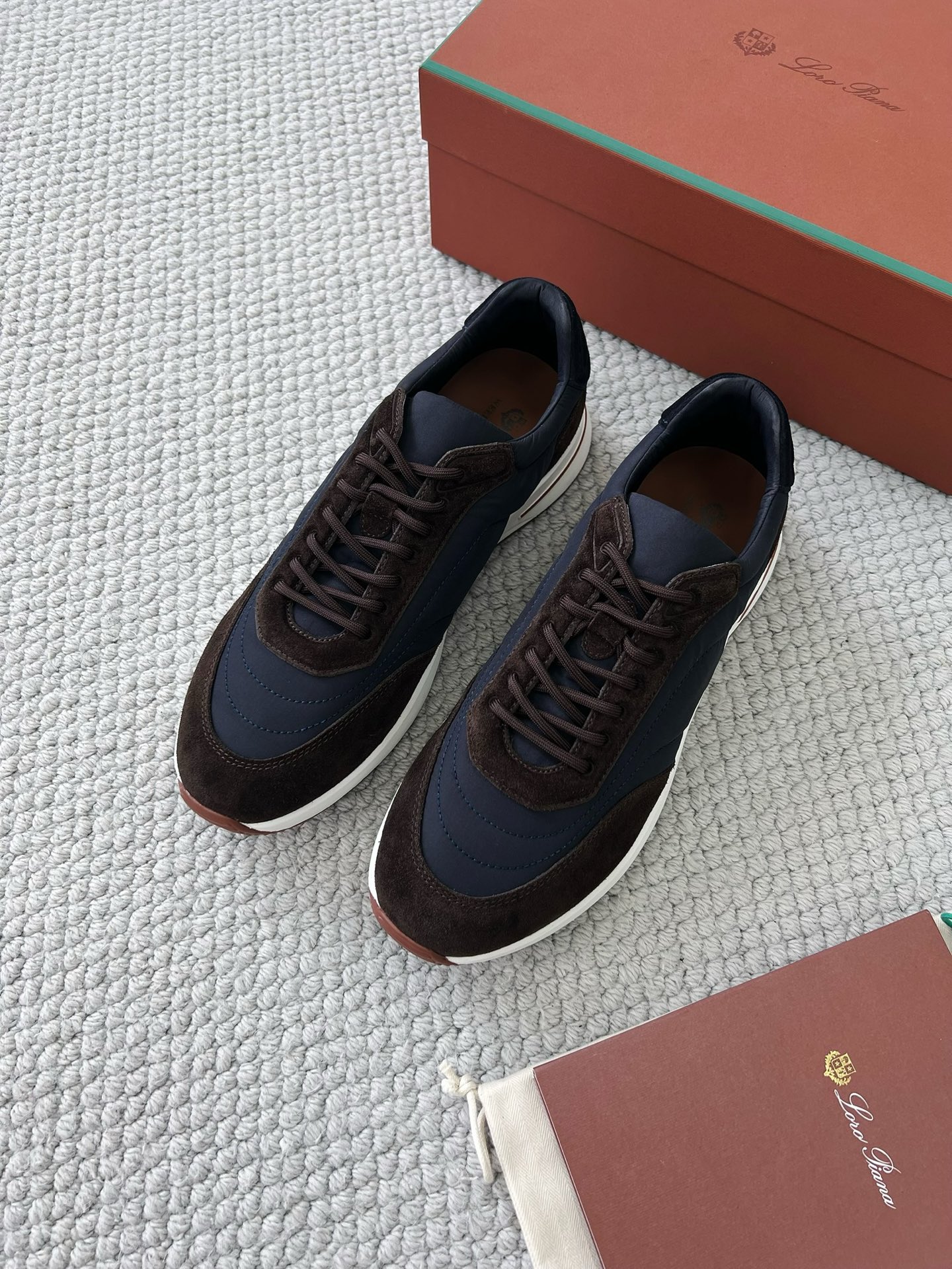LP Loro Piana Week End Walk  Low-top Comfortable and casual Men's Shoes  Bullshit C5运动鞋 波鞋 LP012-81