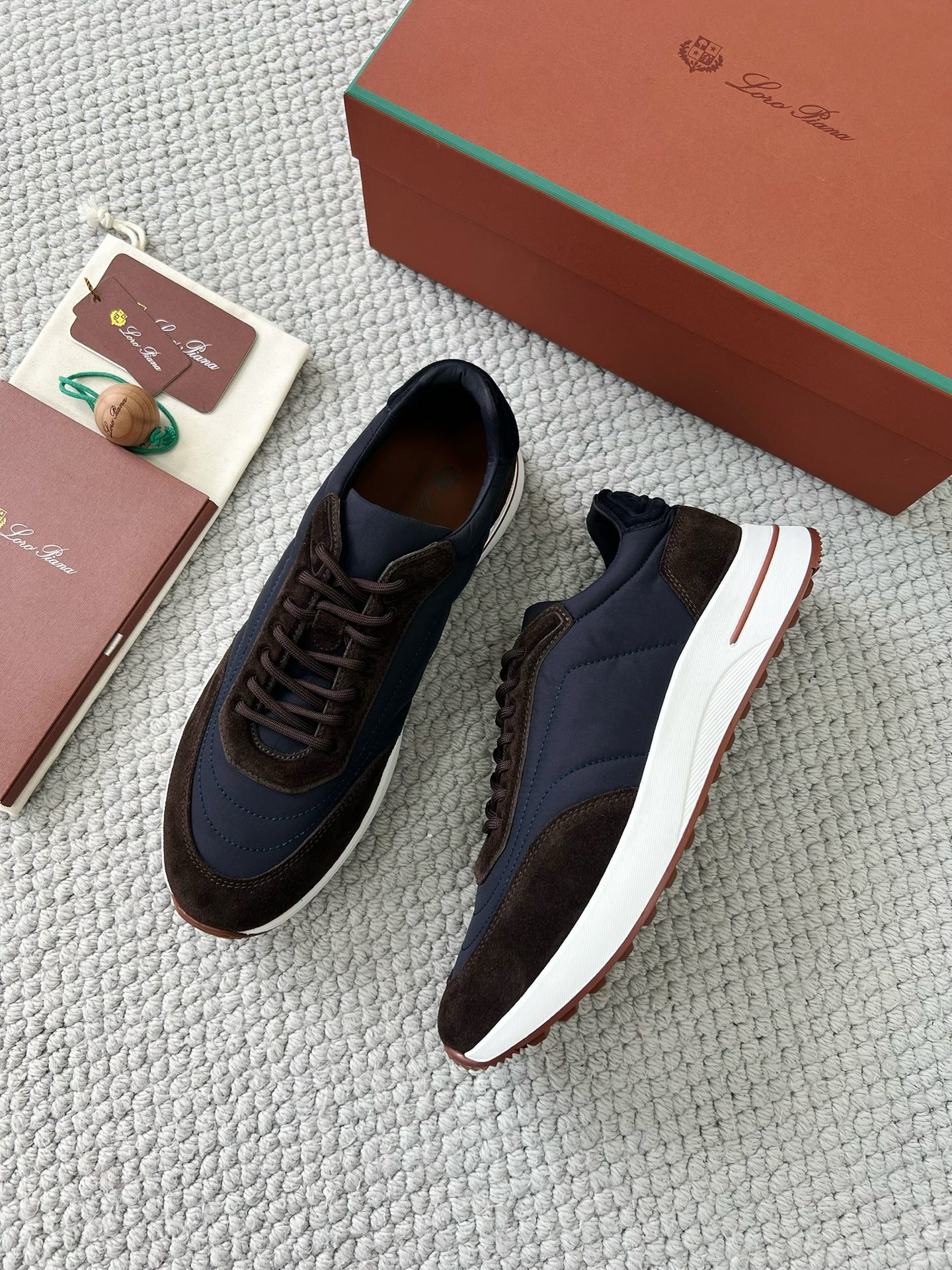 LP Loro Piana Week End Walk  Low-top Comfortable and casual Men's Shoes  Bullshit C5运动鞋 波鞋 LP012-81