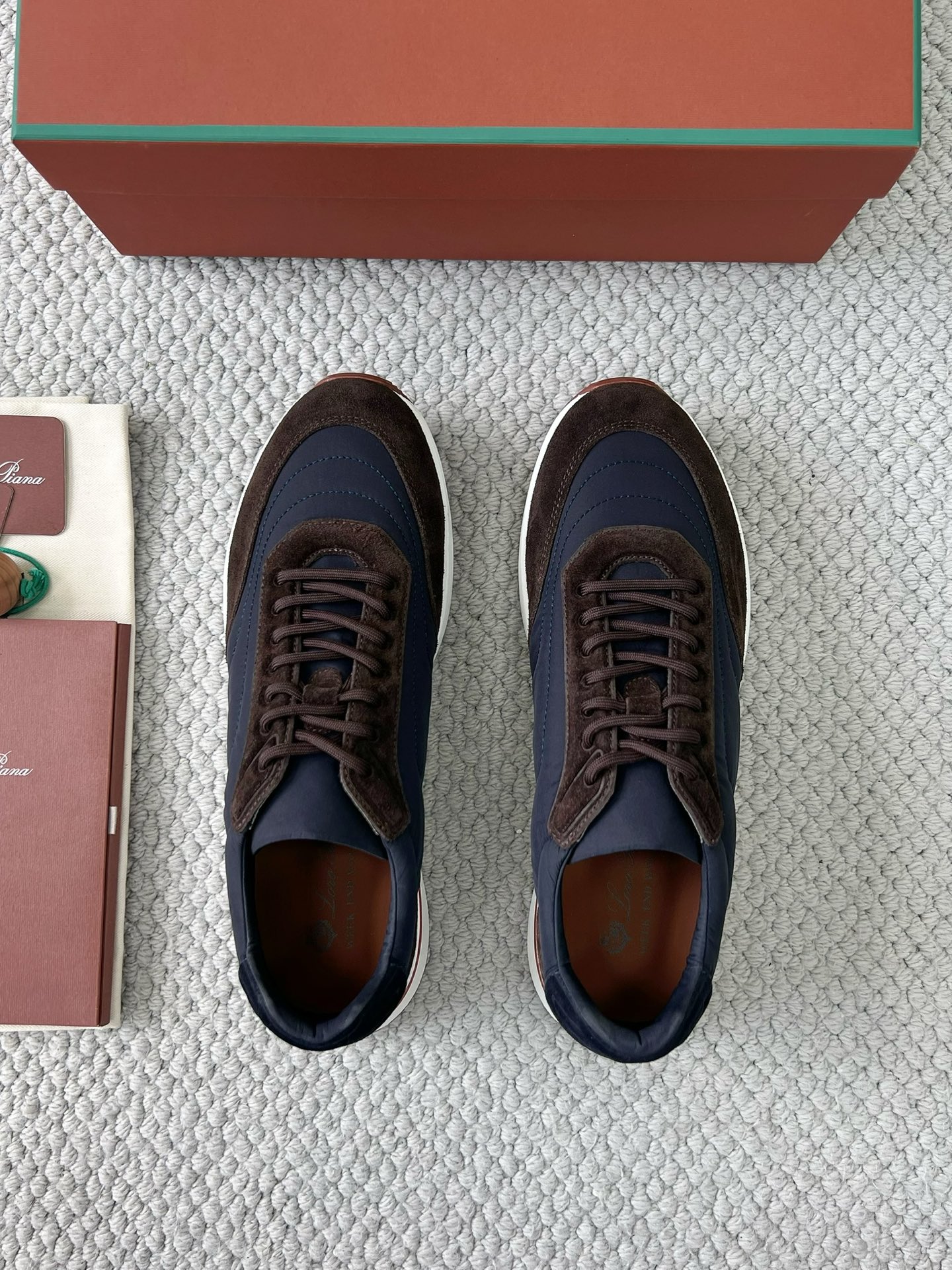LP Loro Piana Week End Walk  Low-top Comfortable and casual Men's Shoes  Bullshit C5运动鞋 波鞋 LP012-81