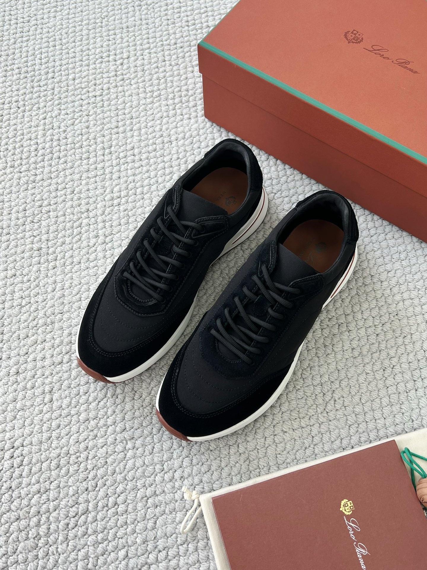 LP Loro Piana Week End Walk  Low-top Comfortable and casual Men's Shoes  Bullshit C5运动鞋 波鞋 LP012-81