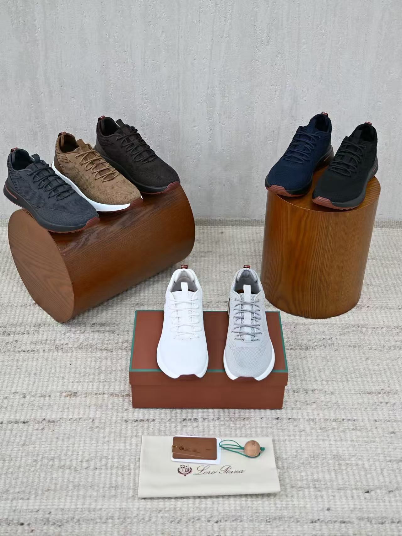 LP Loro Piana Week End Walk  Low-top Comfortable and casual Men's Shoes  Bullshit C0运动鞋 波鞋 LP2527