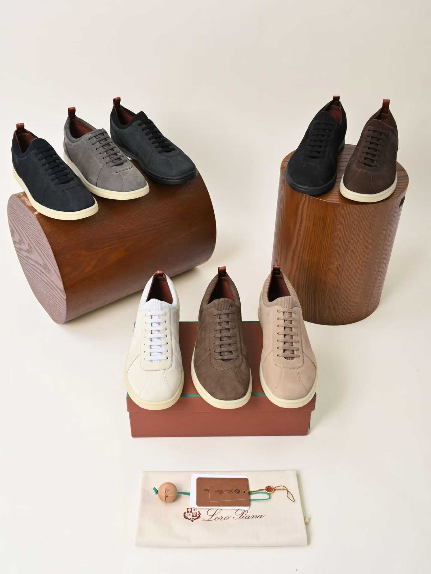 LP Loro Piana Week End Walk  Low-top Comfortable and casual Men's Shoes  Bullshit C0运动鞋 波鞋 LP2565