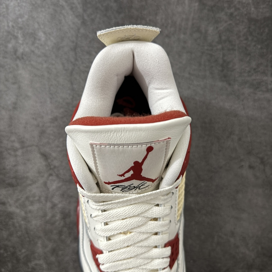 Nigel Sylvester Air Jordan4 AJ4   低筒 男鞋  女鞋 耐磨透气 籃球鞋 板鞋 波鞋B0 白红 IQ8055-100