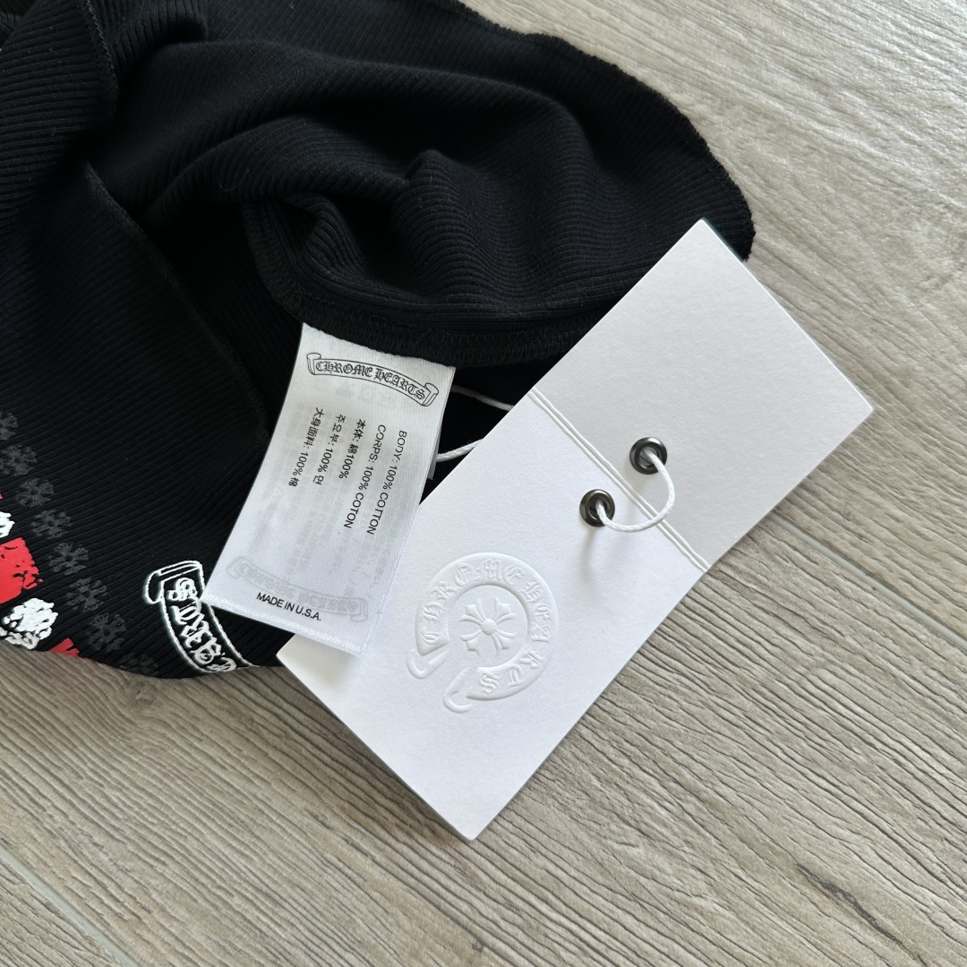  Chrome Hearts CH 克罗心 螺纹修身 女款背心  背后国旗