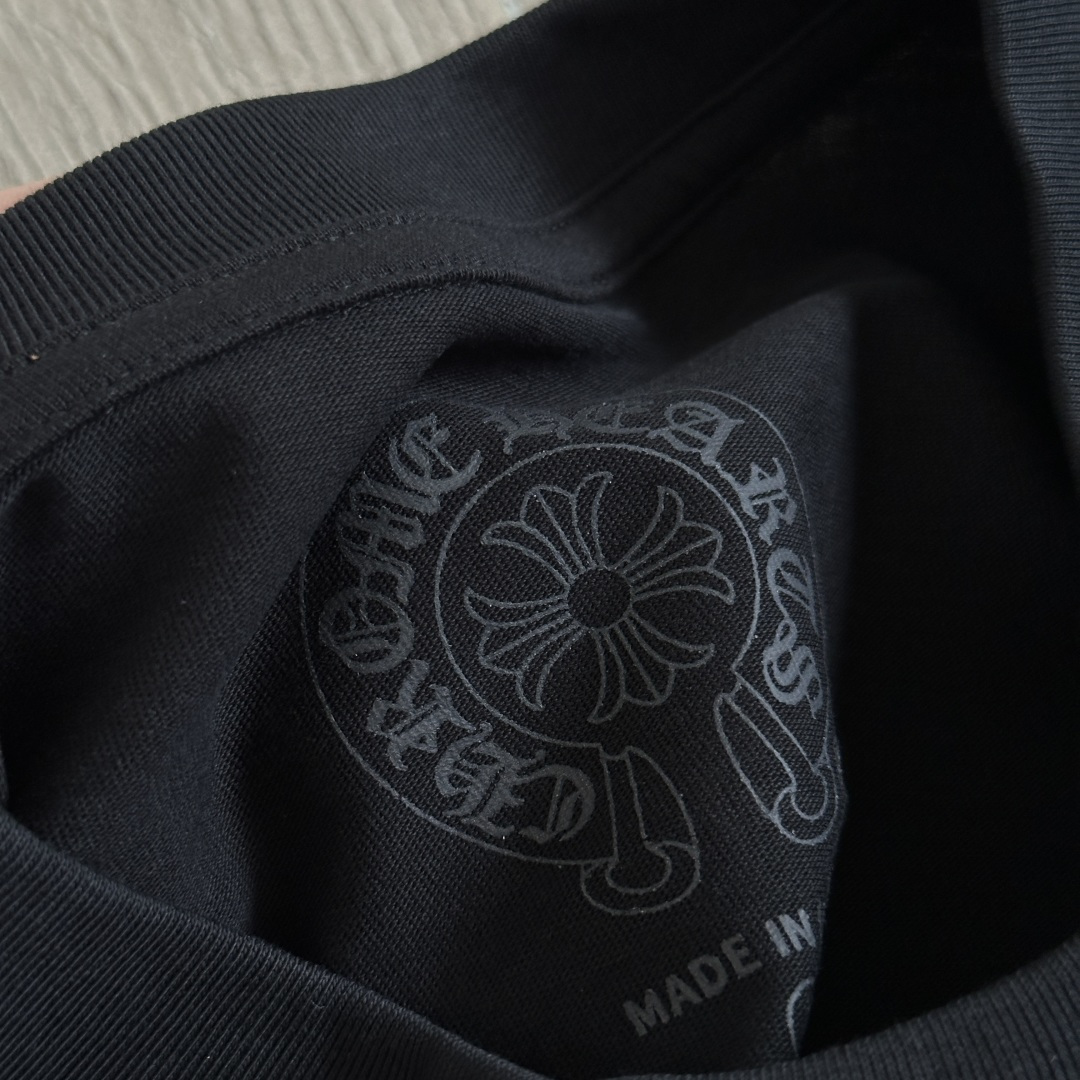 Chrome Hearts CH 克罗心 短袖 圆领  T恤 A0  印花  X滚石 Rolling Stones红色 大舌头
