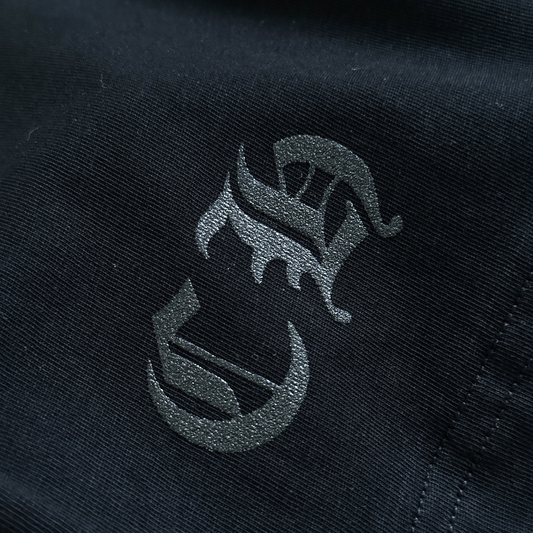 Chrome Hearts CH 克罗心 短袖 圆领  T恤 A0  印花  X滚石 Rolling Stones红色 大舌头