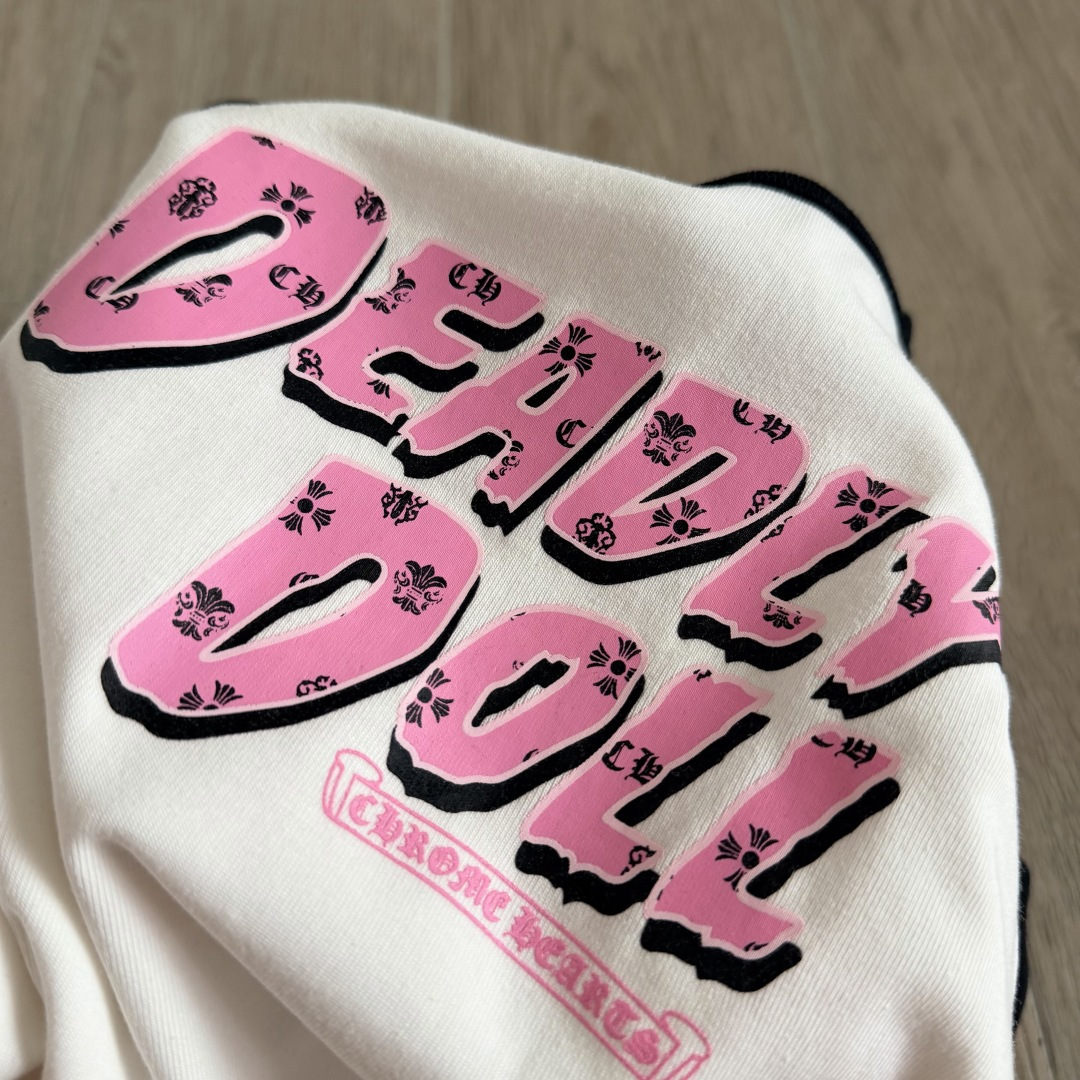Chrome Hearts CH 克罗心 女款 Deadly doll印花 女款短袖 A5  黑白