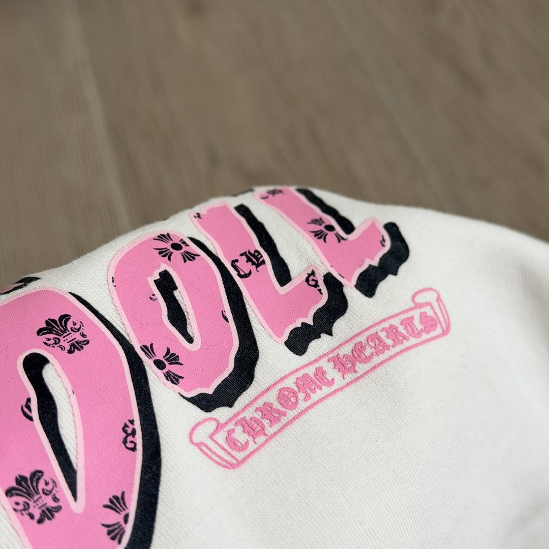 Chrome Hearts CH 克罗心 女款 Deadly doll印花 女款短袖 A5  黑白