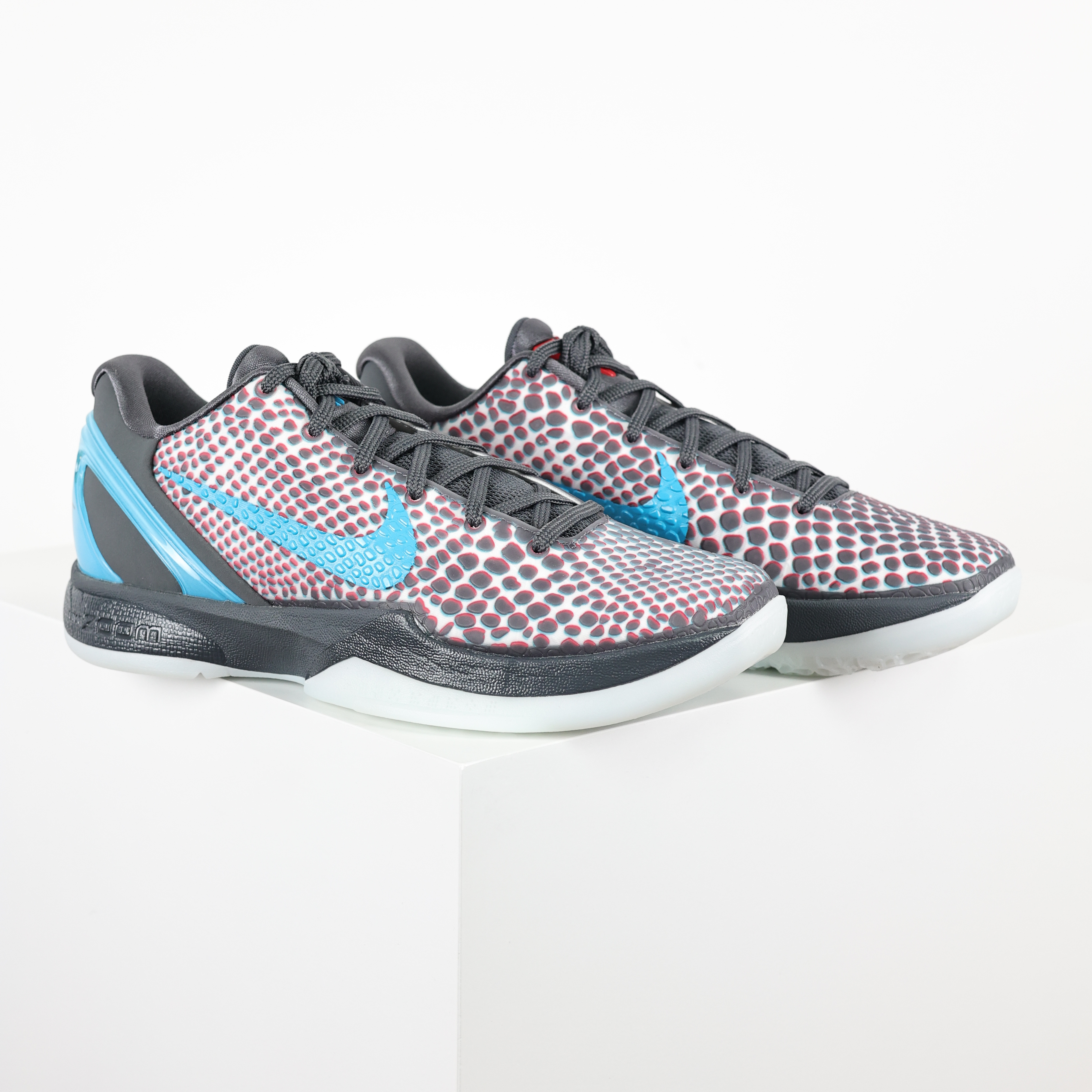H12/Godkiller Kobe6 3D Holywood  前掌Zoom Turbo 气垫 后掌EVA缓震 低筒 球鞋 籃球鞋 實戰鞋 真碳板 男鞋 波鞋 裸眼 IQ3902-002 