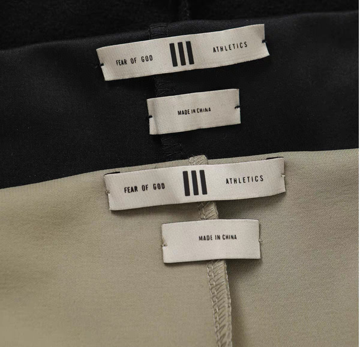 Fear of God ADIDAS adidas 联名款 Athlletics 裤边条纹抽绳针织运动裤 男女同款 情侣款 