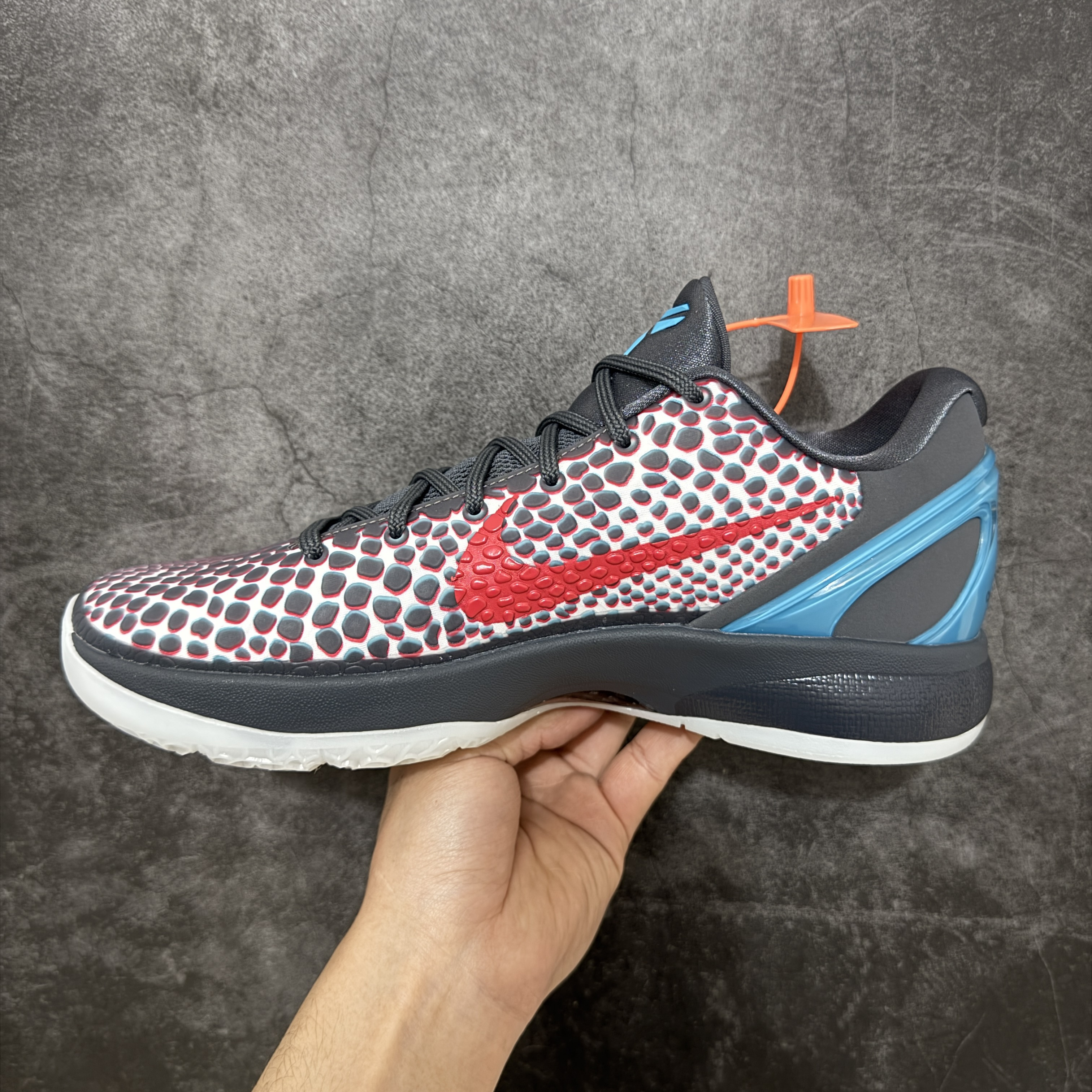 STAR-S级 Kobe6 3D Holywood  前掌Zoom Turbo 气垫 后掌EVA缓震 低筒 球鞋 籃球鞋 實戰鞋 真碳板 男鞋 波鞋 裸眼3D IQ3902-002 