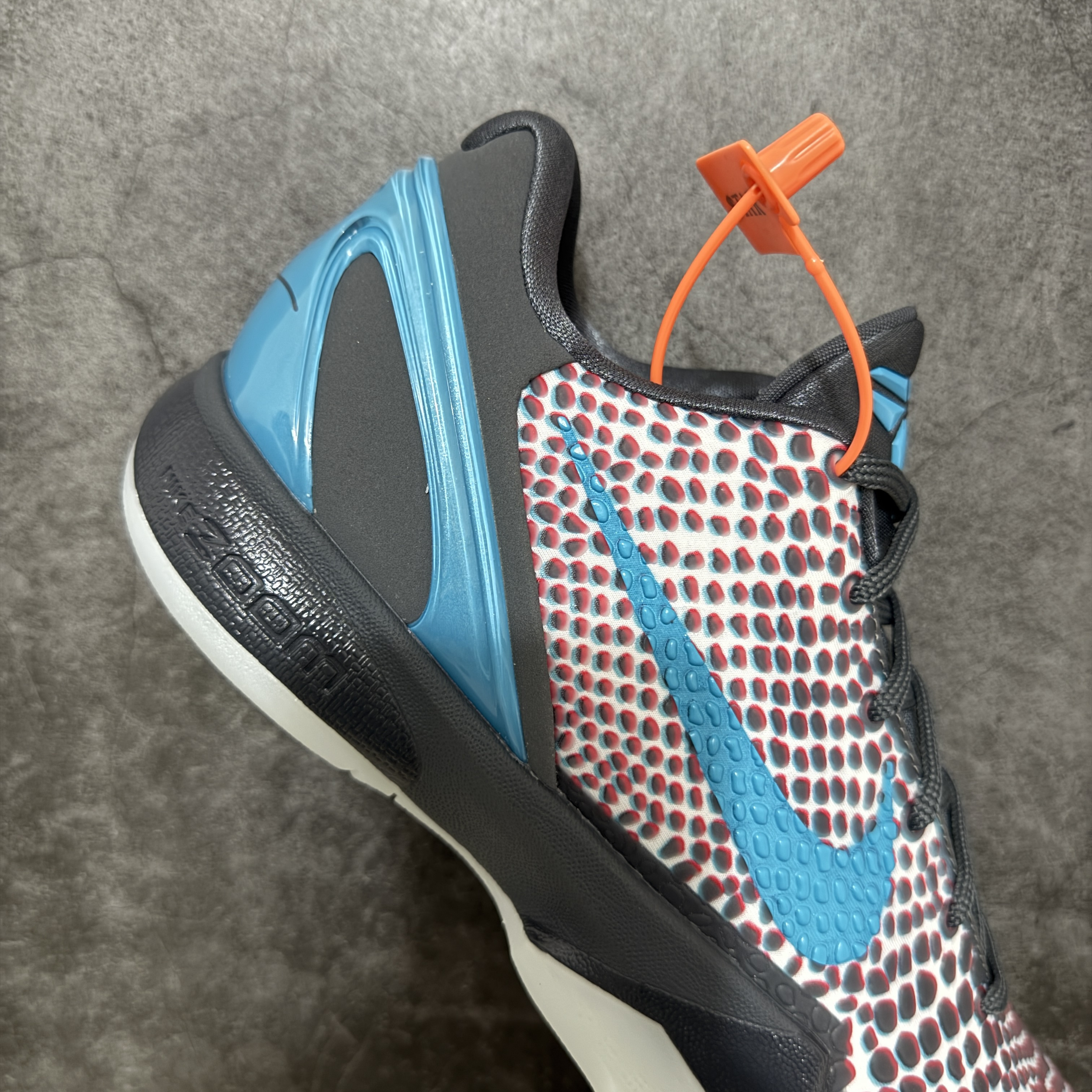 STAR-S级 Kobe6 3D Holywood  前掌Zoom Turbo 气垫 后掌EVA缓震 低筒 球鞋 籃球鞋 實戰鞋 真碳板 男鞋 波鞋 裸眼3D IQ3902-002 