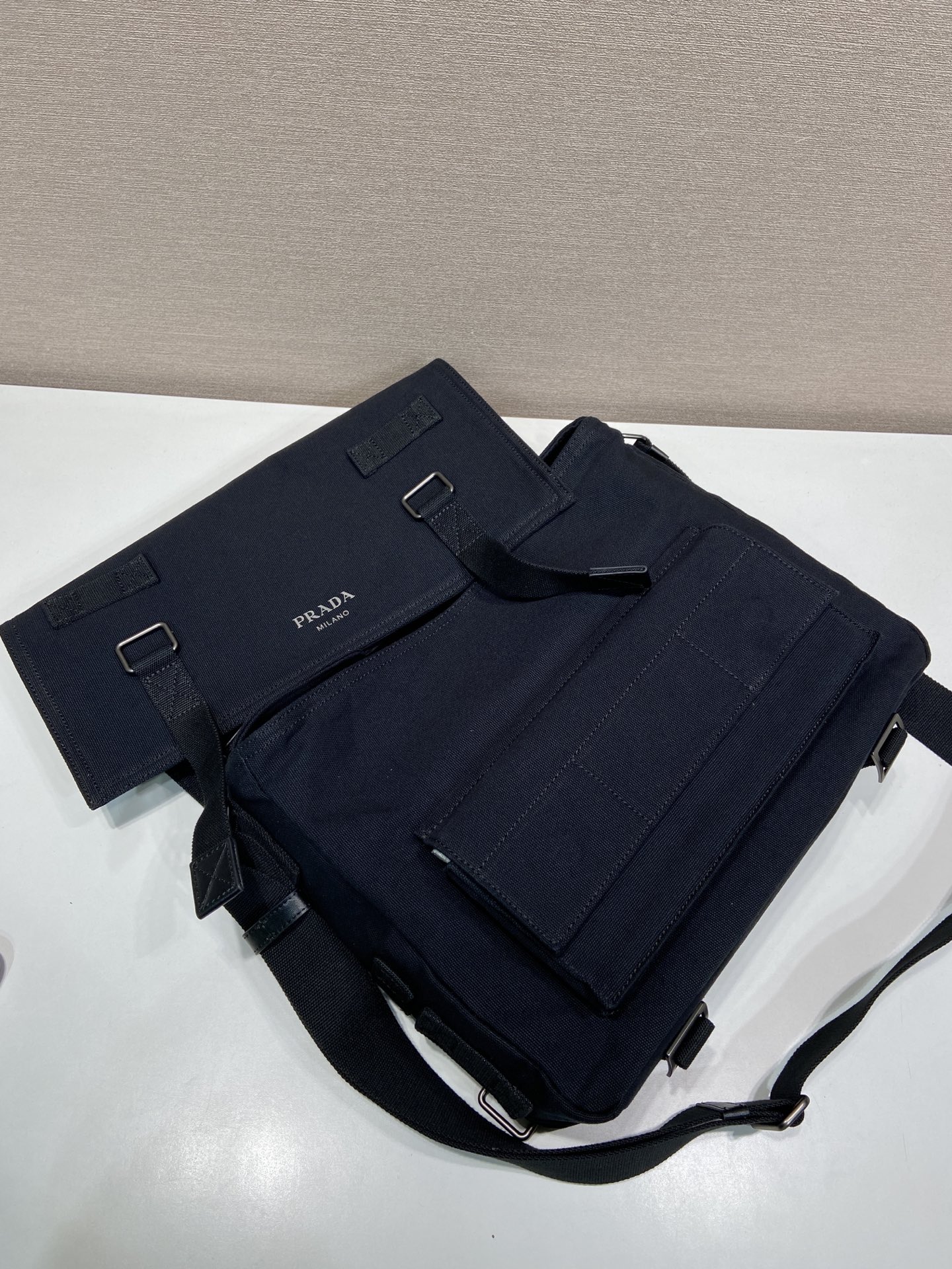 普拉达 PRADA  单肩包 帆布  F0 2VD085_010_F0002_V_OOP