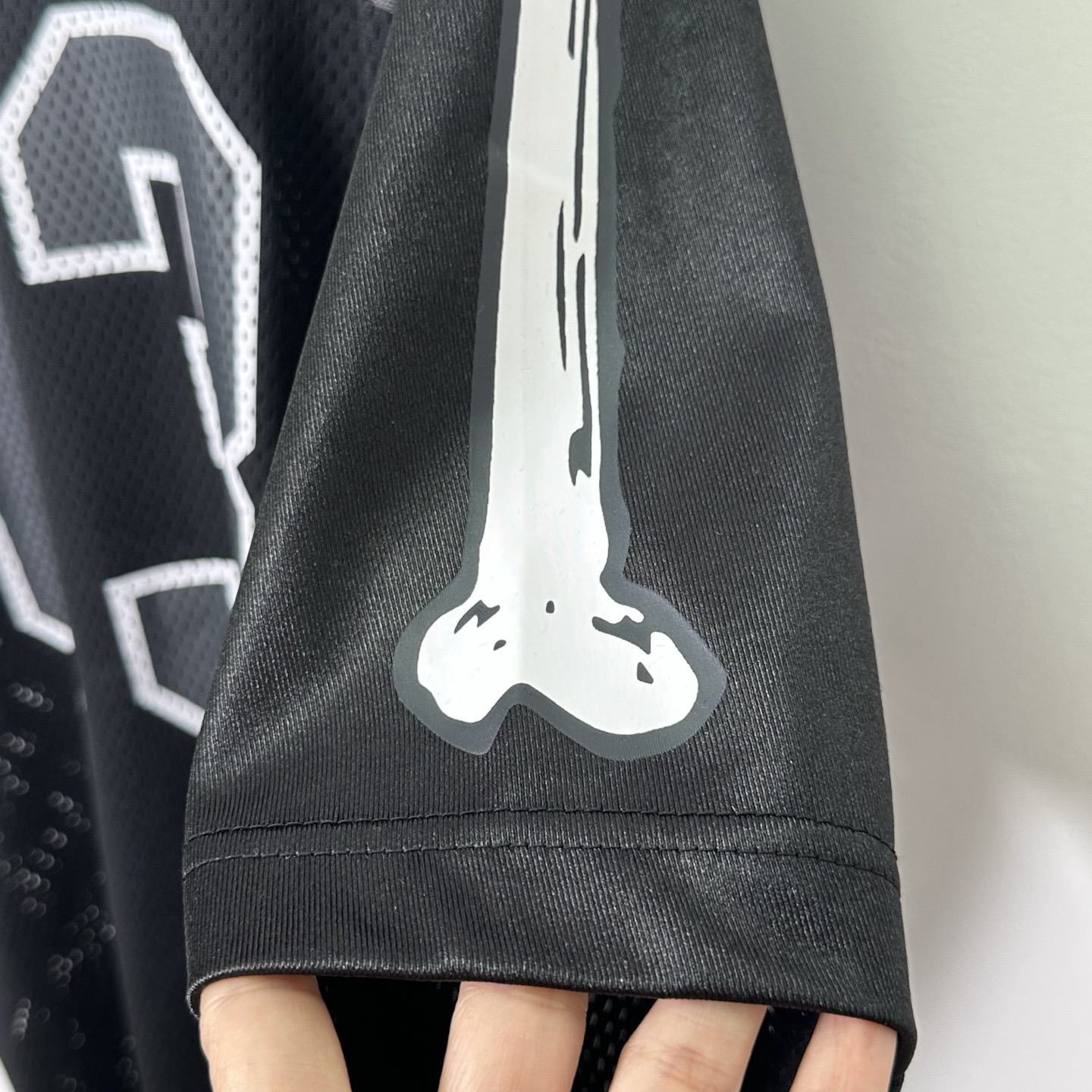 SupremeBones Football Jersey  印花  短袖T恤 球衣 男女同款 黑色 白色 红色  63号