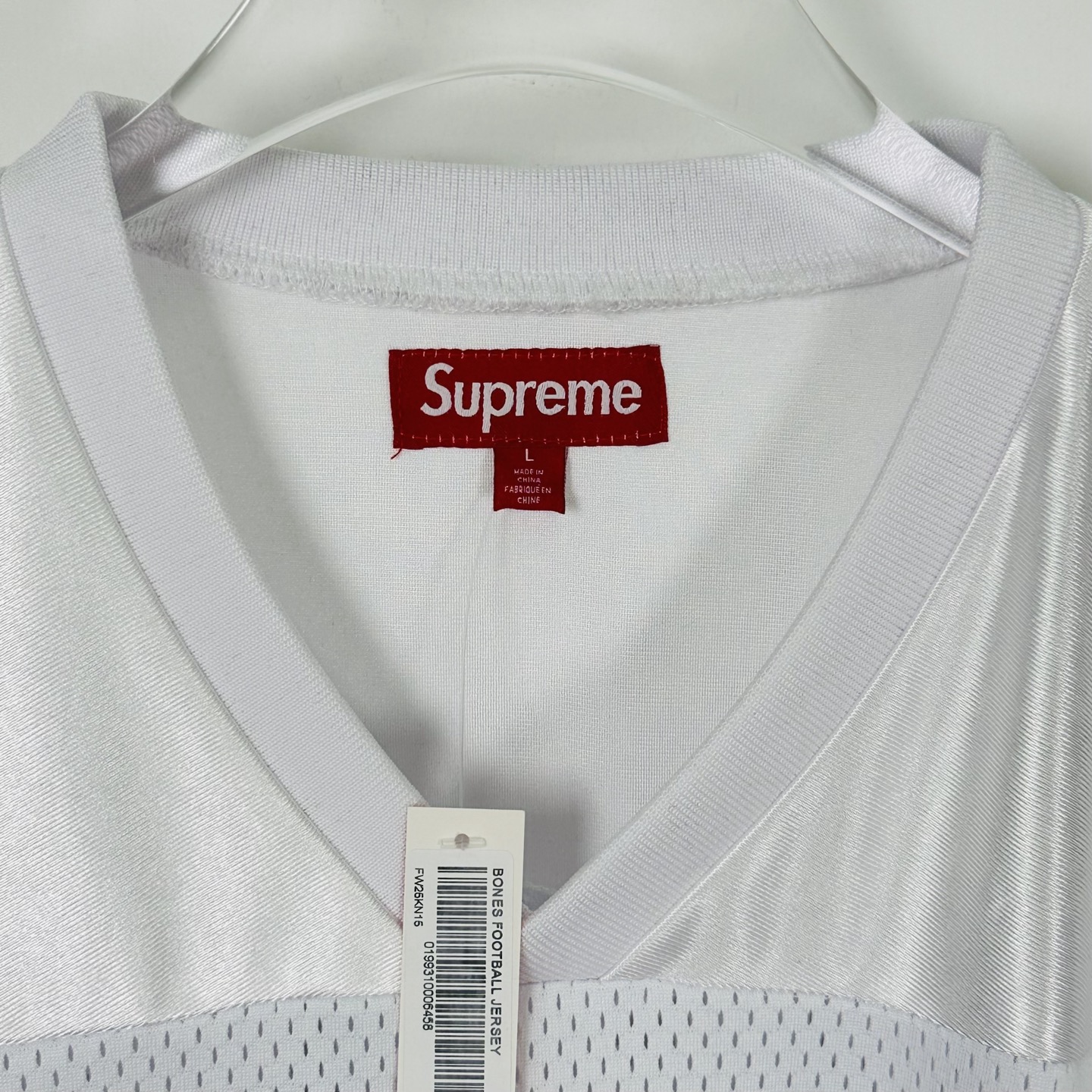 SupremeBones Football Jersey  印花  短袖T恤 球衣 男女同款 黑色 白色 红色  63号