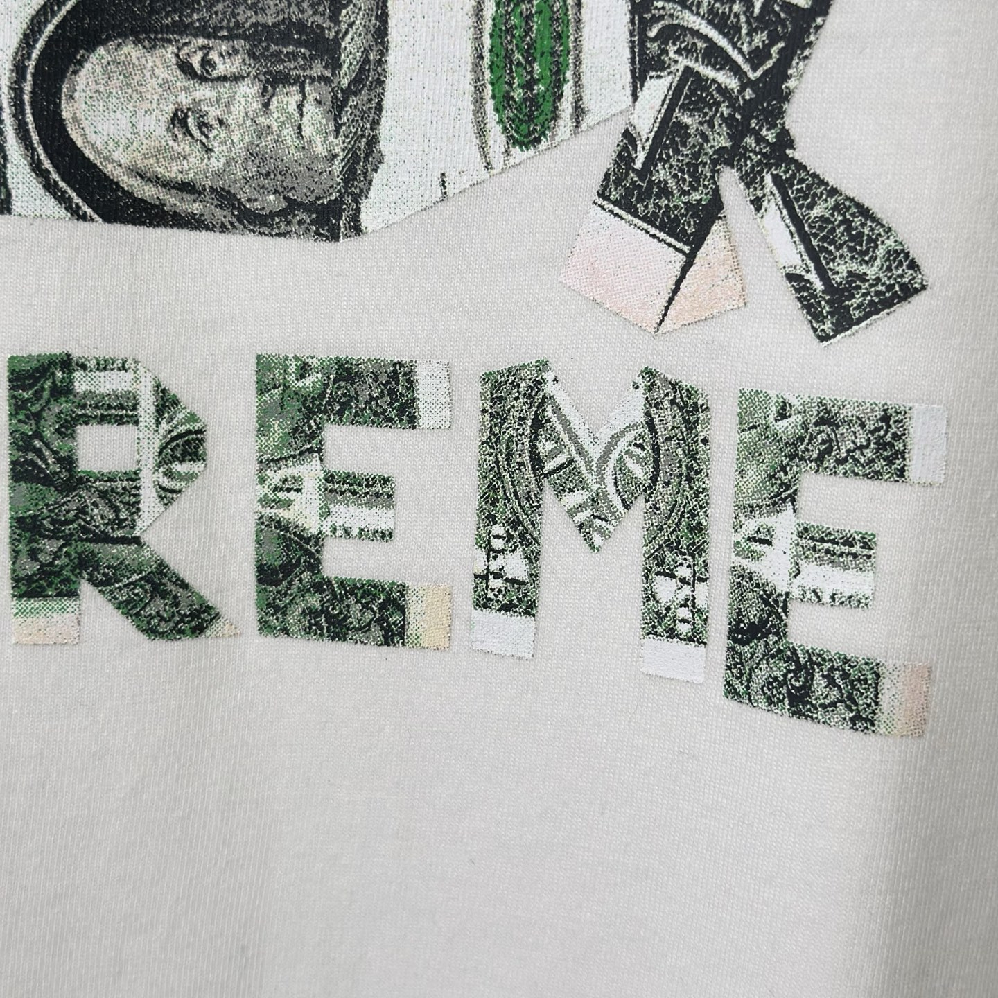 SUPREME SS26 ORIGAMI TEE  做旧风字母印花 logo 圆领  T恤 男女同款  短袖  折纸 