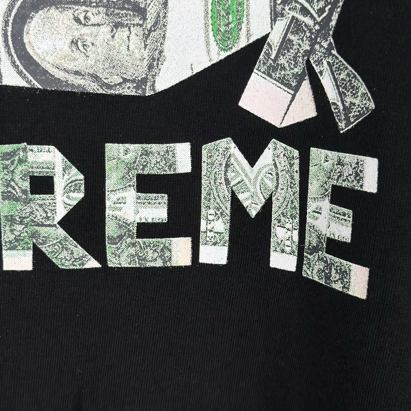 SUPREME SS26 ORIGAMI TEE  做旧风字母印花 logo 圆领  T恤 男女同款  短袖  折纸 