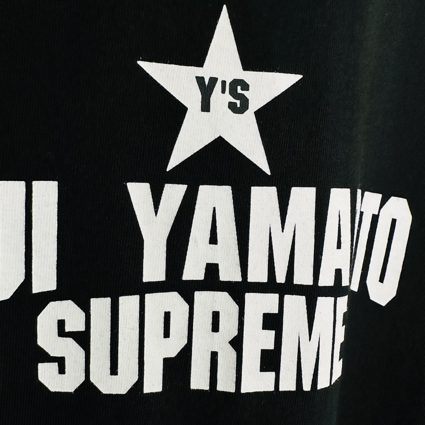 山本耀司  SUPREMEY'S STAR TEE五  五角星印花 圆领  T恤 男女同款  短袖   Y'S五星T恤