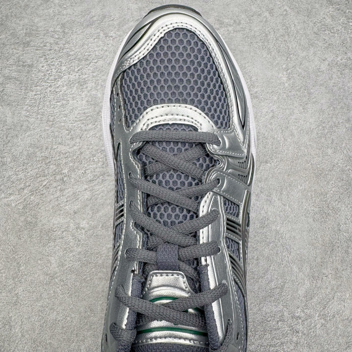 新版ASICS GEL-KAYANO K14 亚瑟士  低筒 减震 户外 运动鞋 跑步鞋  休闲鞋 板鞋 男女同款  银绿色 1203A537-020