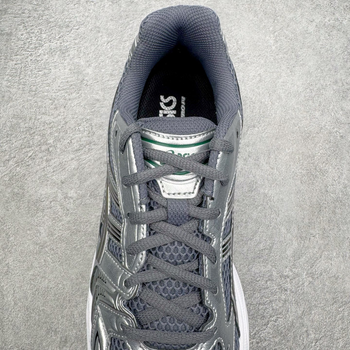 新版ASICS GEL-KAYANO K14 亚瑟士  低筒 减震 户外 运动鞋 跑步鞋  休闲鞋 板鞋 男女同款  银绿色 1203A537-020