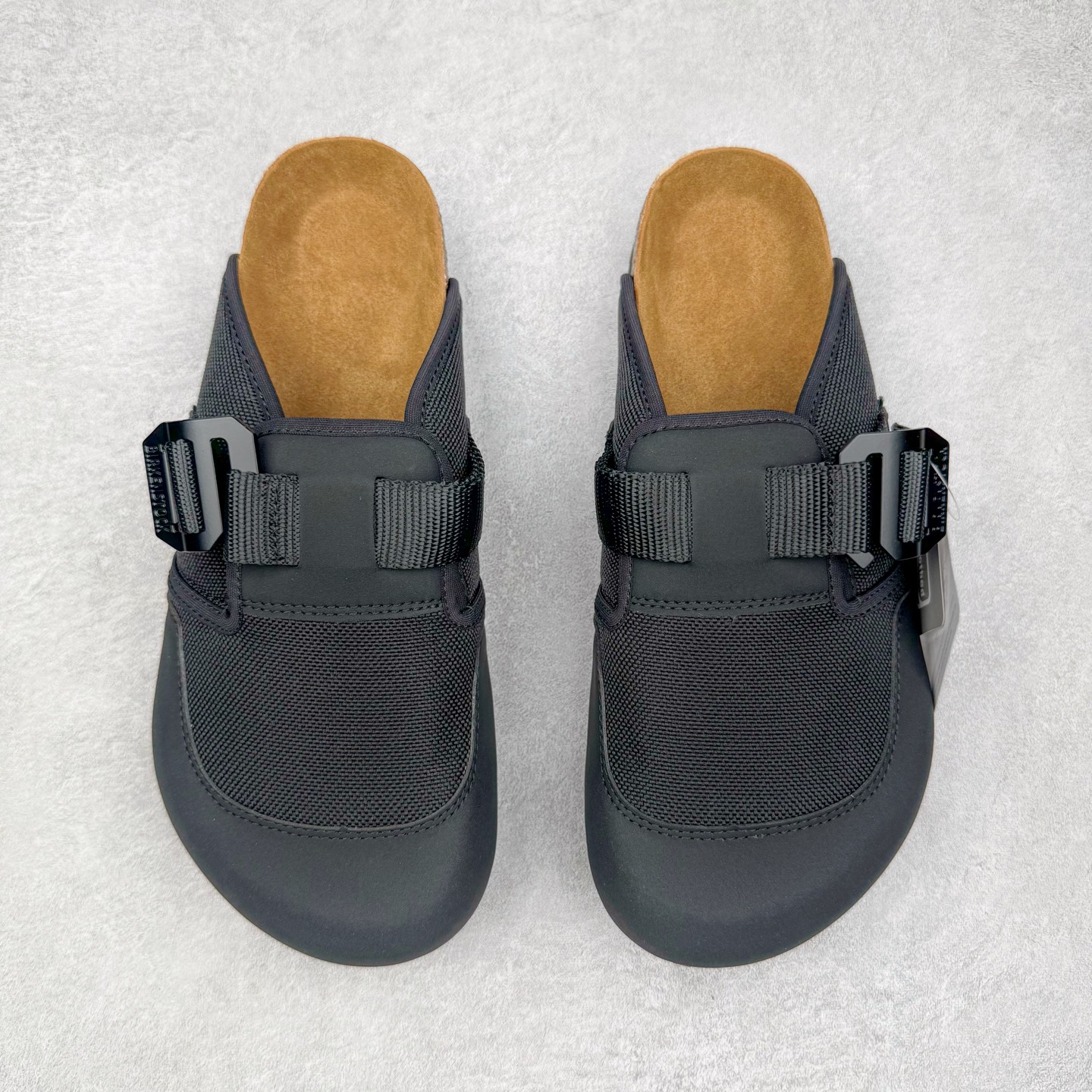 BirkenstockBoston Nova 时尚气质橡胶底防滑 包头拖鞋 男女同款 常规版 黑色（宽版）1028237