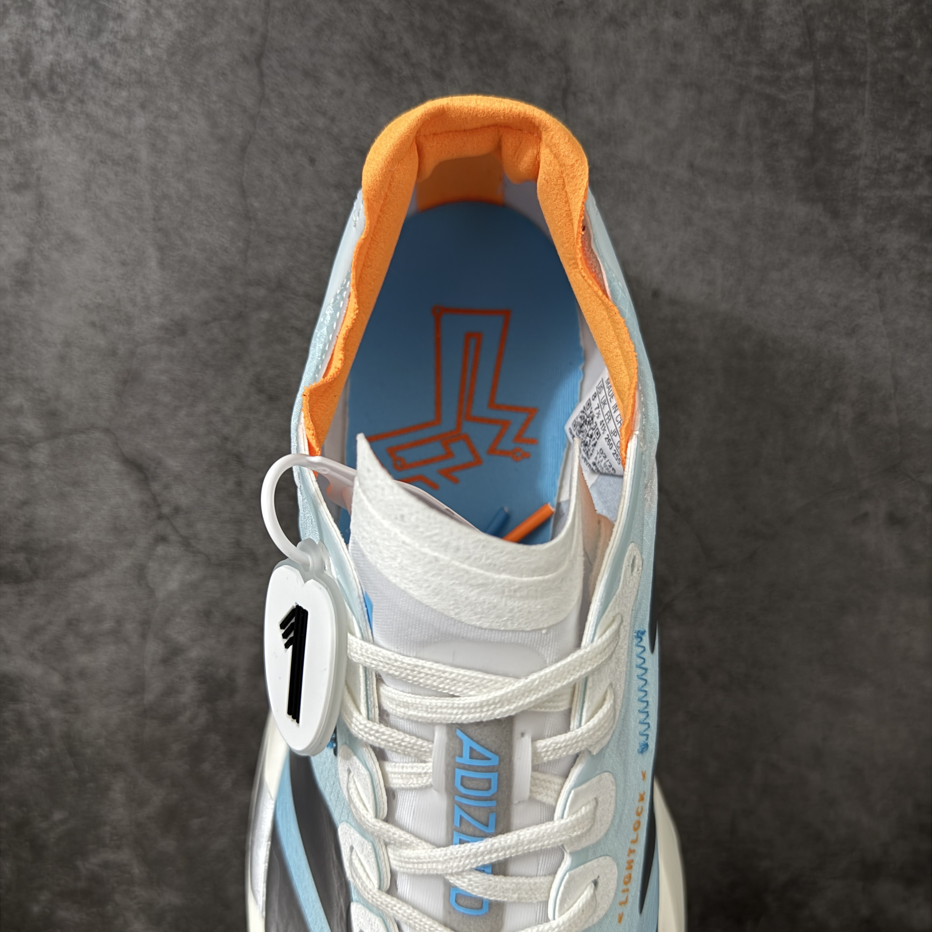 Adizero Adios Pro 4  低筒 舒适百搭 防滑耐磨 马拉松 训练竞速 跑步鞋 女款 男款 波鞋 冰蓝橙 KH6360