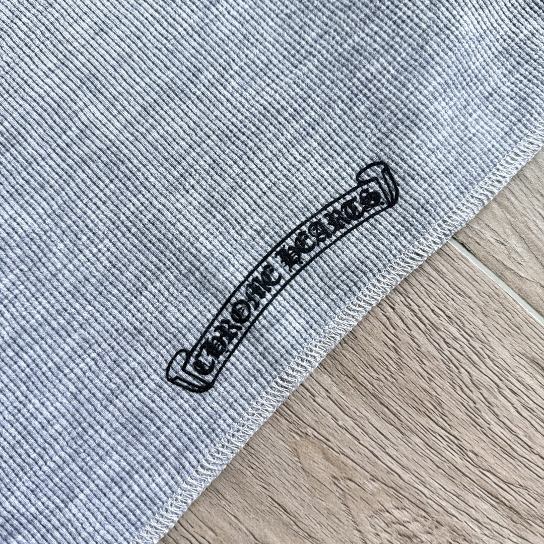 Chrome Hearts 克罗心 CH  华夫格 宝剑藤蔓 长袖 黑色 灰色 白色 