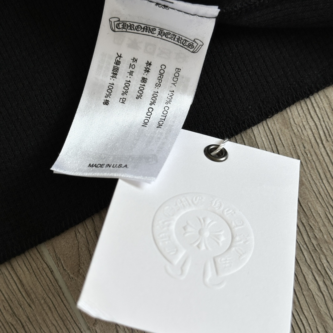 Chrome Hearts 克罗心 CH  华夫格 宝剑藤蔓 长袖 黑色 灰色 白色 