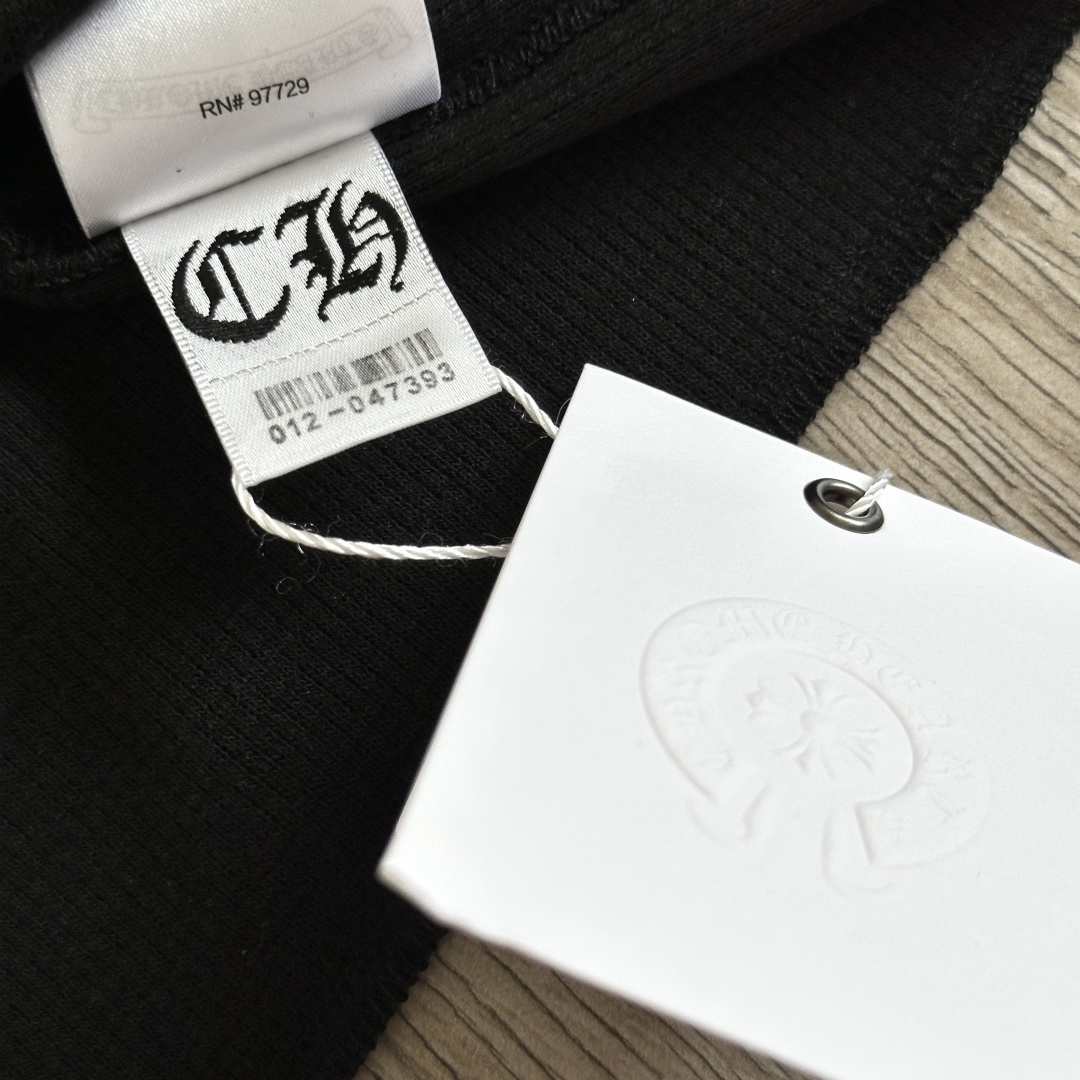 Chrome Hearts 克罗心 CH  华夫格 宝剑藤蔓 长袖 黑色 灰色 白色 