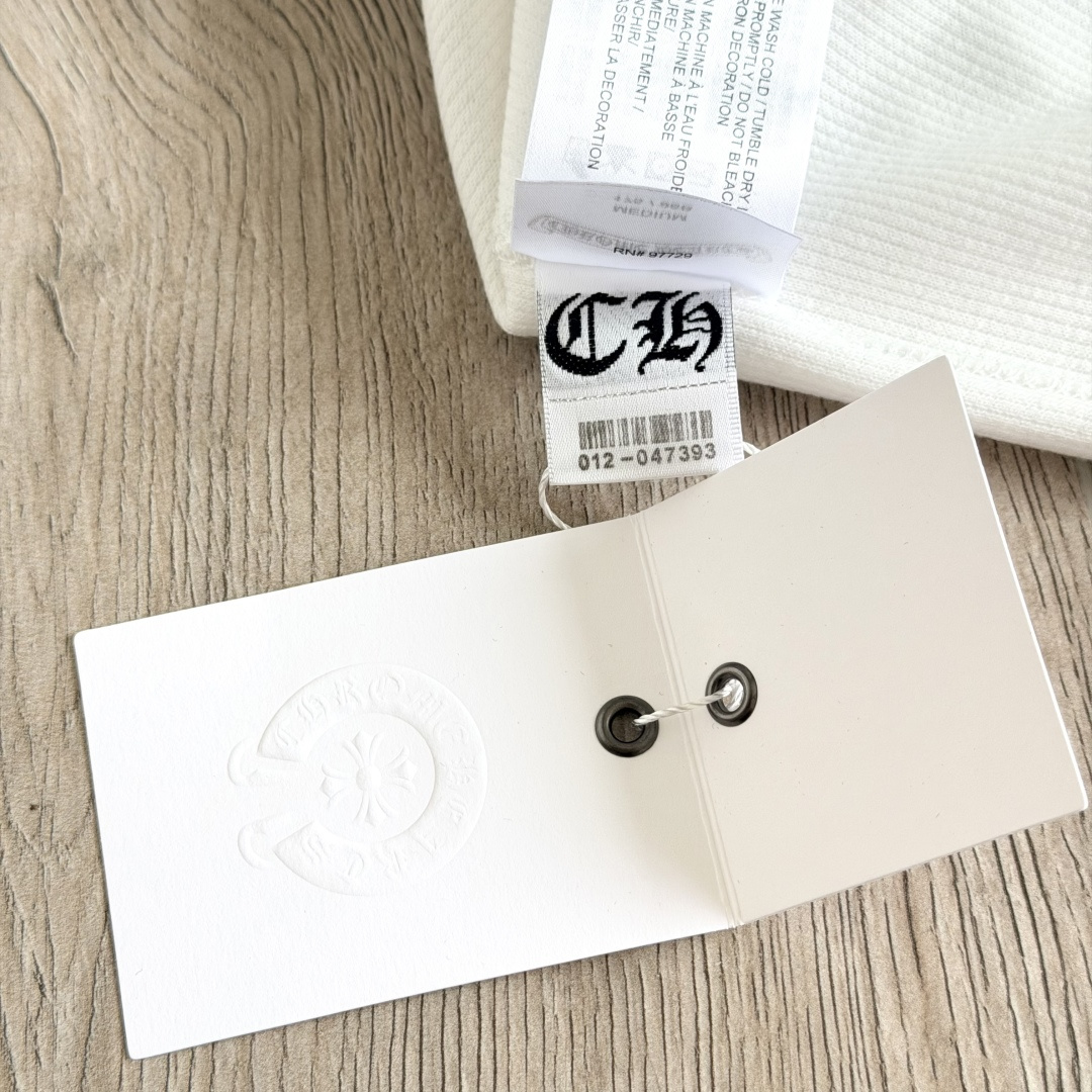 Chrome Hearts 克罗心 CH  华夫格 宝剑藤蔓 长袖 黑色 灰色 白色 
