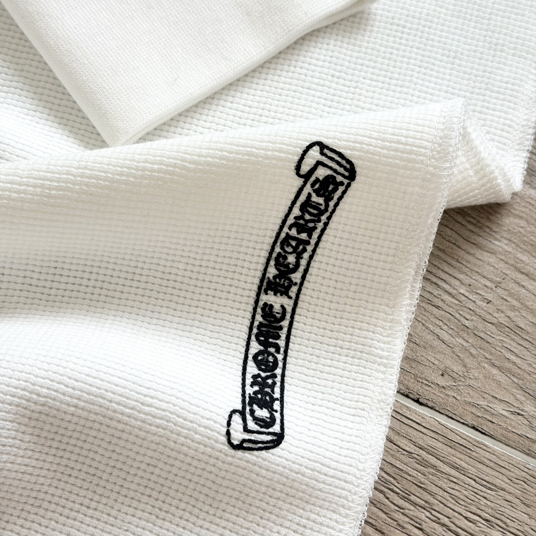 Chrome Hearts 克罗心 CH  华夫格 宝剑藤蔓 长袖 黑色 灰色 白色 