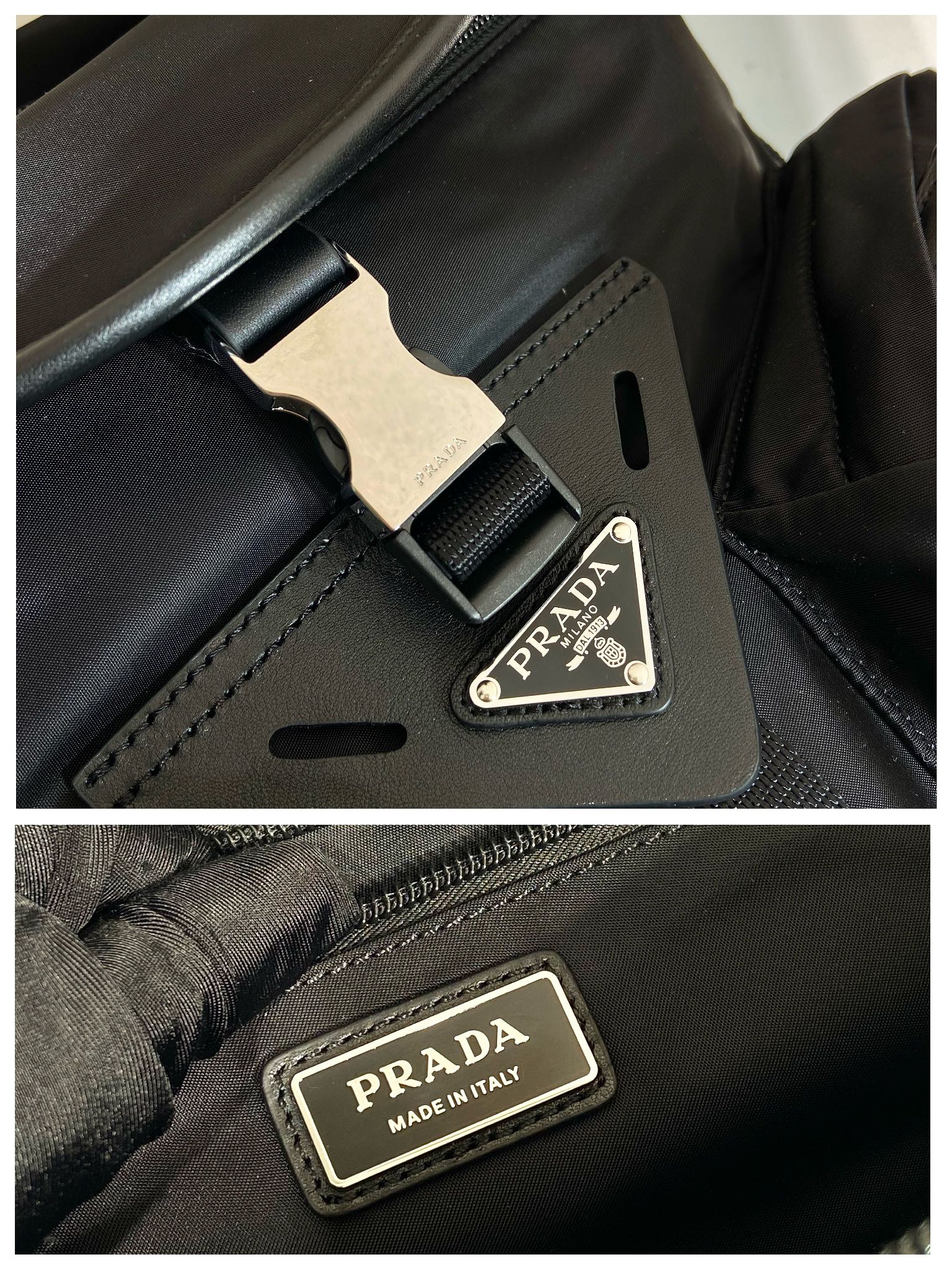 普拉达 PRADA Re-Nylon 单肩包  尼龙  森林绿  F0 2VD062_2DW3_F0002