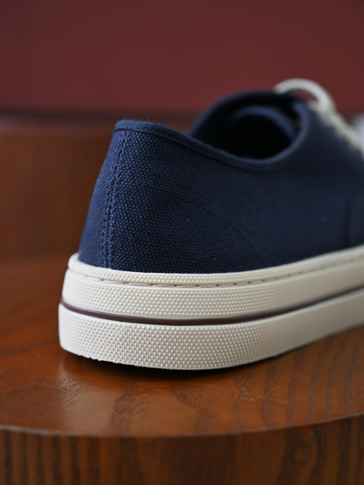 Loro Piana Nantucket Walk Sneakers Blue Knit Leather  Mens Shoes LP2607