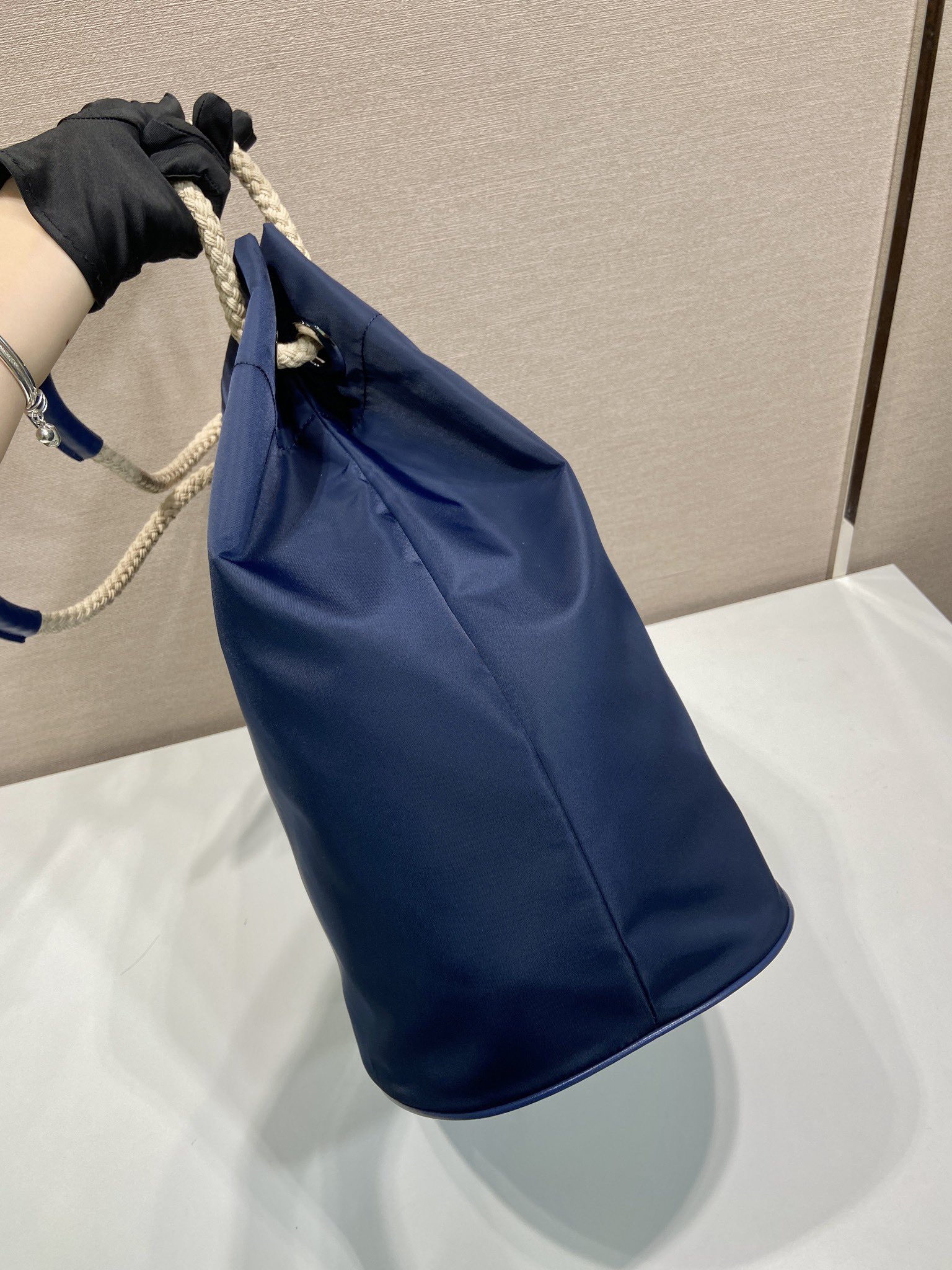 普拉达 PRADA Mariner 手提 单肩包 蓝色 H0 2VG133_2HG8_F0216