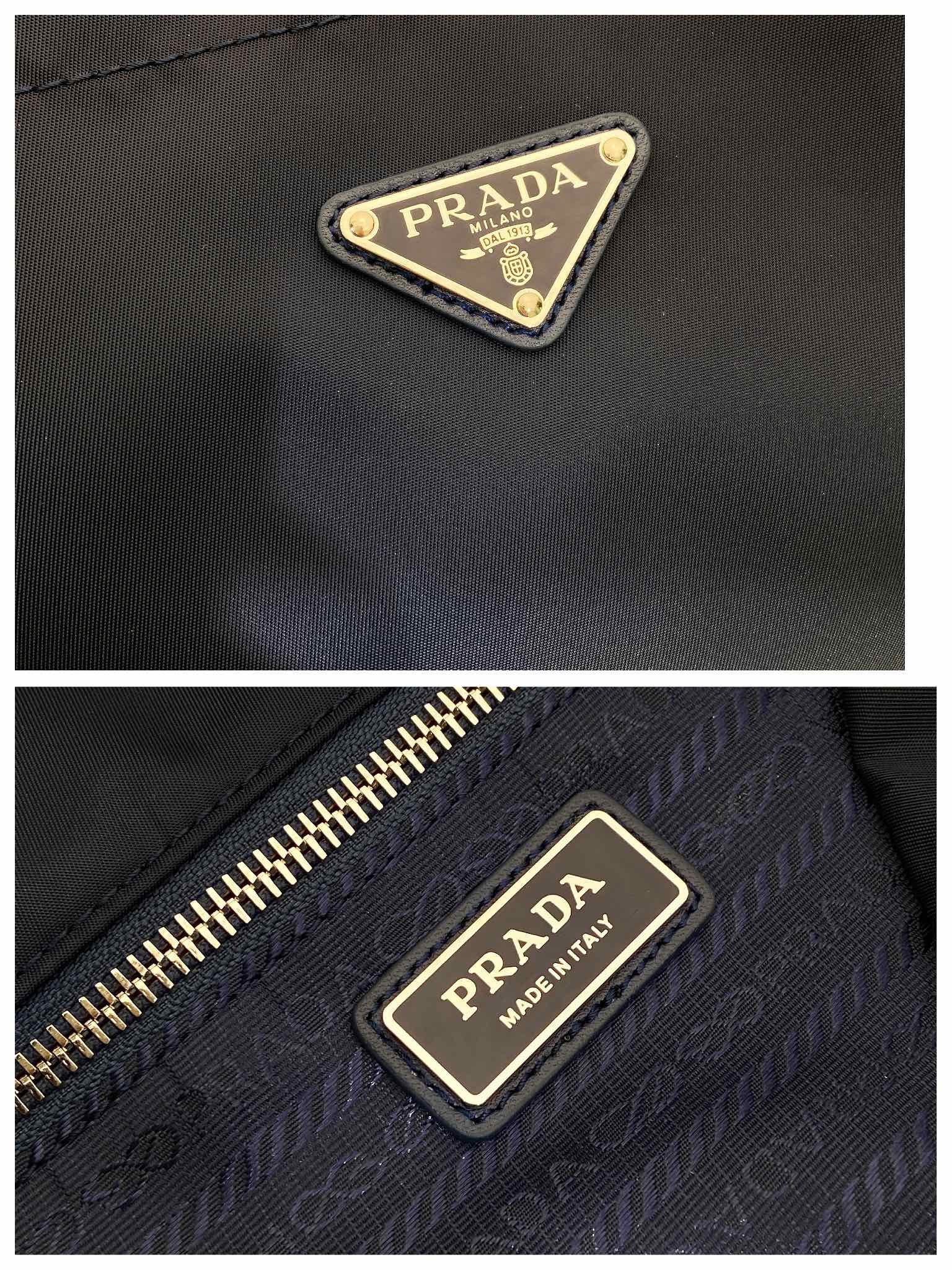 普拉达 PRADA Mariner 手提 单肩包 蓝色 H0 2VG133_2HG8_F0216