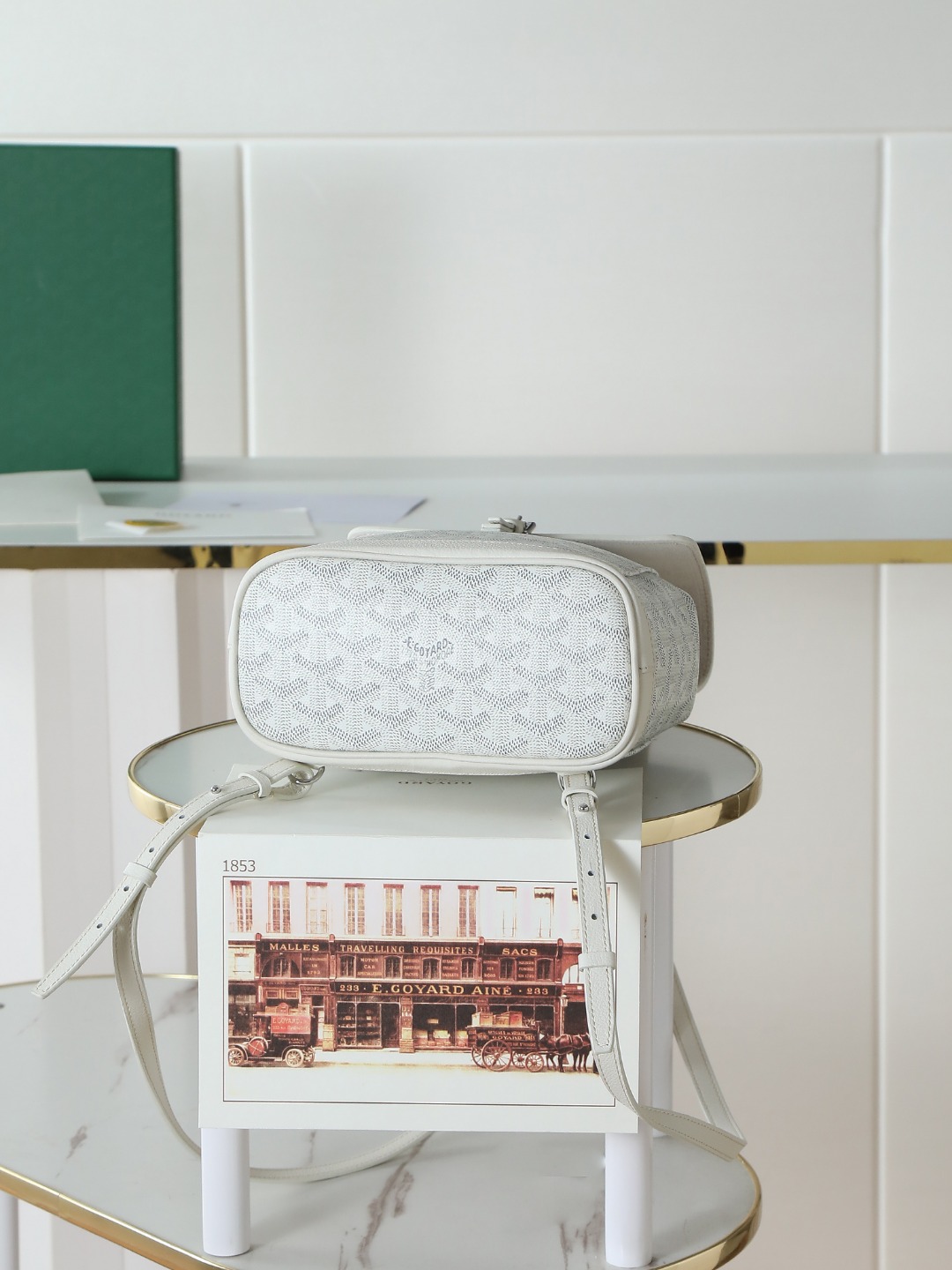 戈雅 GOYARD Alpin Mini Backpack – Monogram Canvas & Leather Trim (Unisex) H0 ALPIN2MINTY-50CL50P