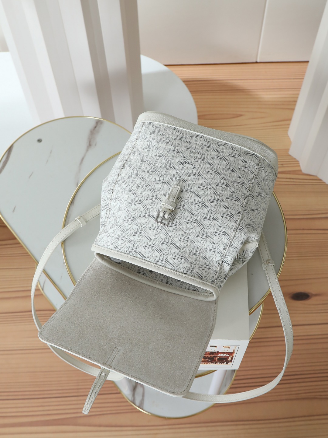 戈雅 GOYARD Alpin Mini Backpack – Monogram Canvas & Leather Trim (Unisex) H0 ALPIN2MINTY-50CL50P