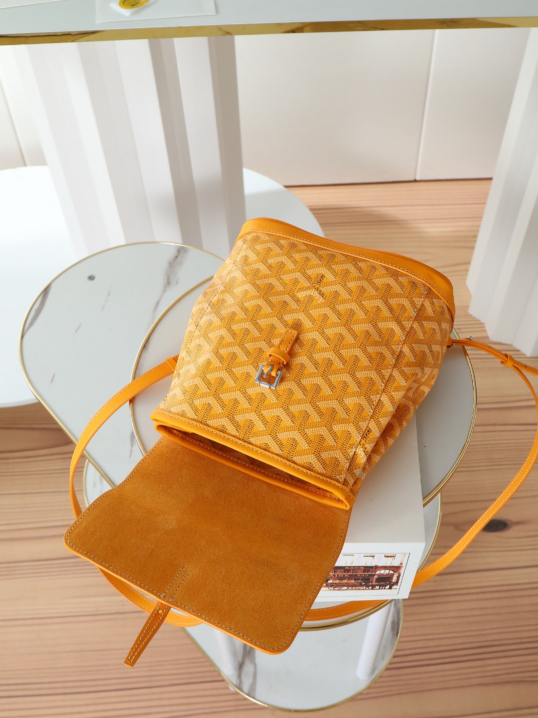 戈雅 GOYARD Alpin Mini Backpack – Monogram Canvas & Leather Trim (Unisex) H0 ALPIN2MINTY-08CL08P