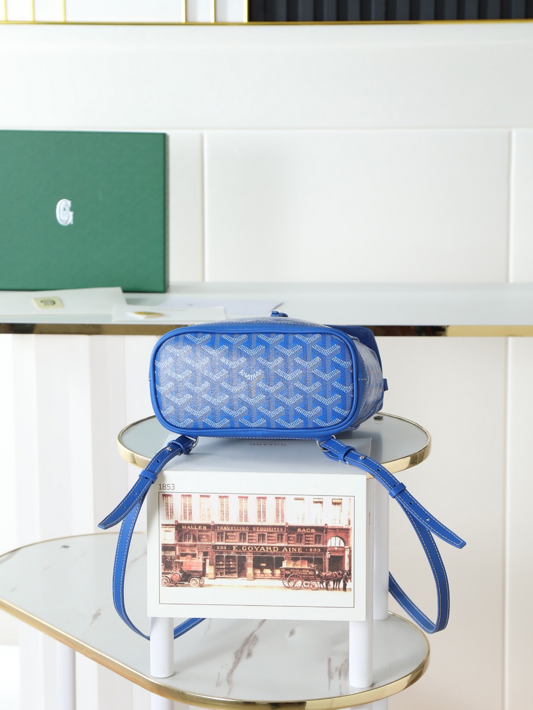 戈雅 GOYARD Alpin Mini Backpack – Monogram Canvas & Leather Trim (Unisex) H0 ALPINSMINTY10CL10P