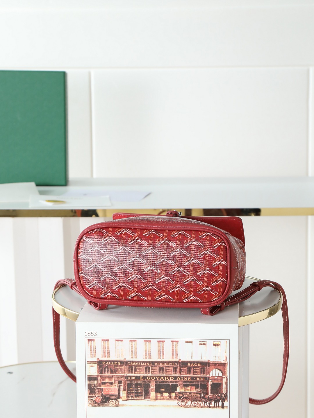 戈雅 GOYARD Alpin Mini Backpack – Monogram Canvas & Leather Trim (Unisex) H0 ALPIN2MINTY-02CL02P