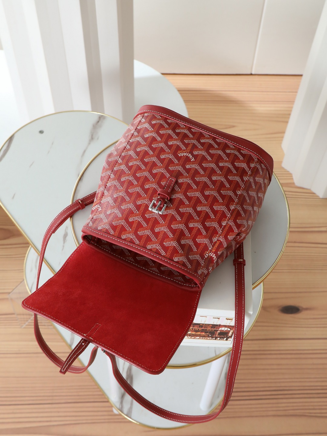 戈雅 GOYARD Alpin Mini Backpack – Monogram Canvas & Leather Trim (Unisex) H0 ALPIN2MINTY-02CL02P