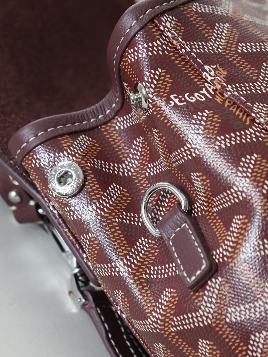戈雅 GOYARD Alpin Mini Backpack – Monogram Canvas & Leather Trim (Unisex) H0 ALPIN2MINTY-33CL33P