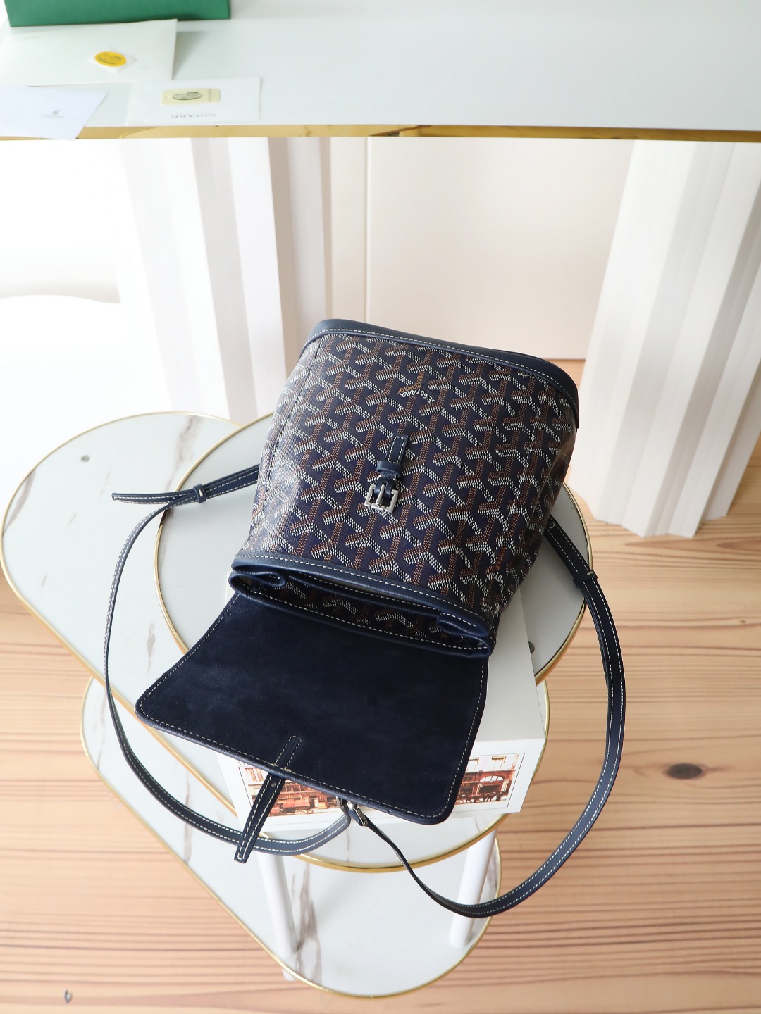 戈雅 GOYARD Alpin Mini Backpack – Monogram Canvas & Leather Trim (Unisex) H0 ALPIN2MINTY-12CL12P