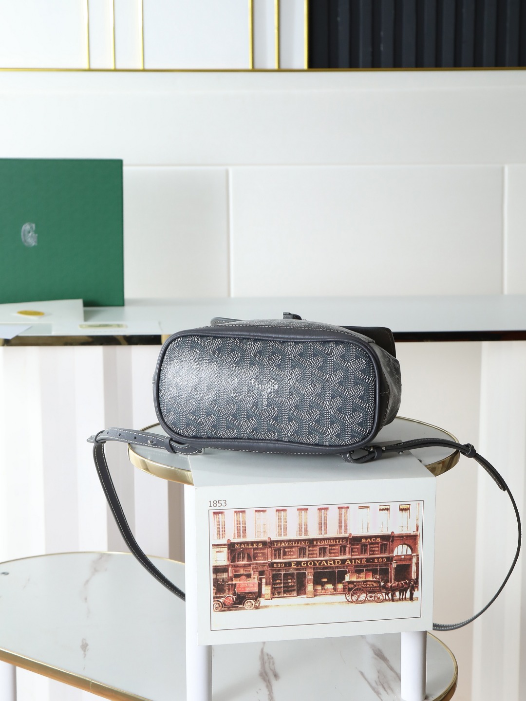 戈雅 GOYARD Alpin Mini Backpack – Monogram Canvas & Leather Trim (Unisex) H0 ALPIN2MINTY-51CL51P