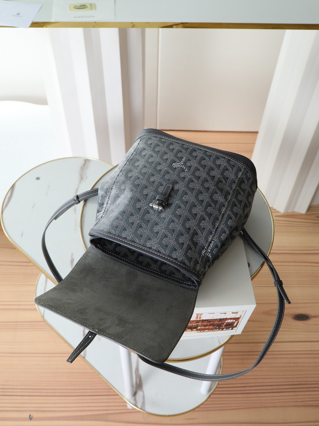 戈雅 GOYARD Alpin Mini Backpack – Monogram Canvas & Leather Trim (Unisex) H0 ALPIN2MINTY-51CL51P
