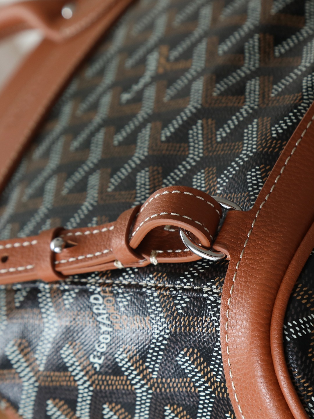 戈雅 GOYARD Alpin Mini Backpack – Monogram Canvas & Leather Trim (Unisex) H0 ALPINSMINTY01CL03P