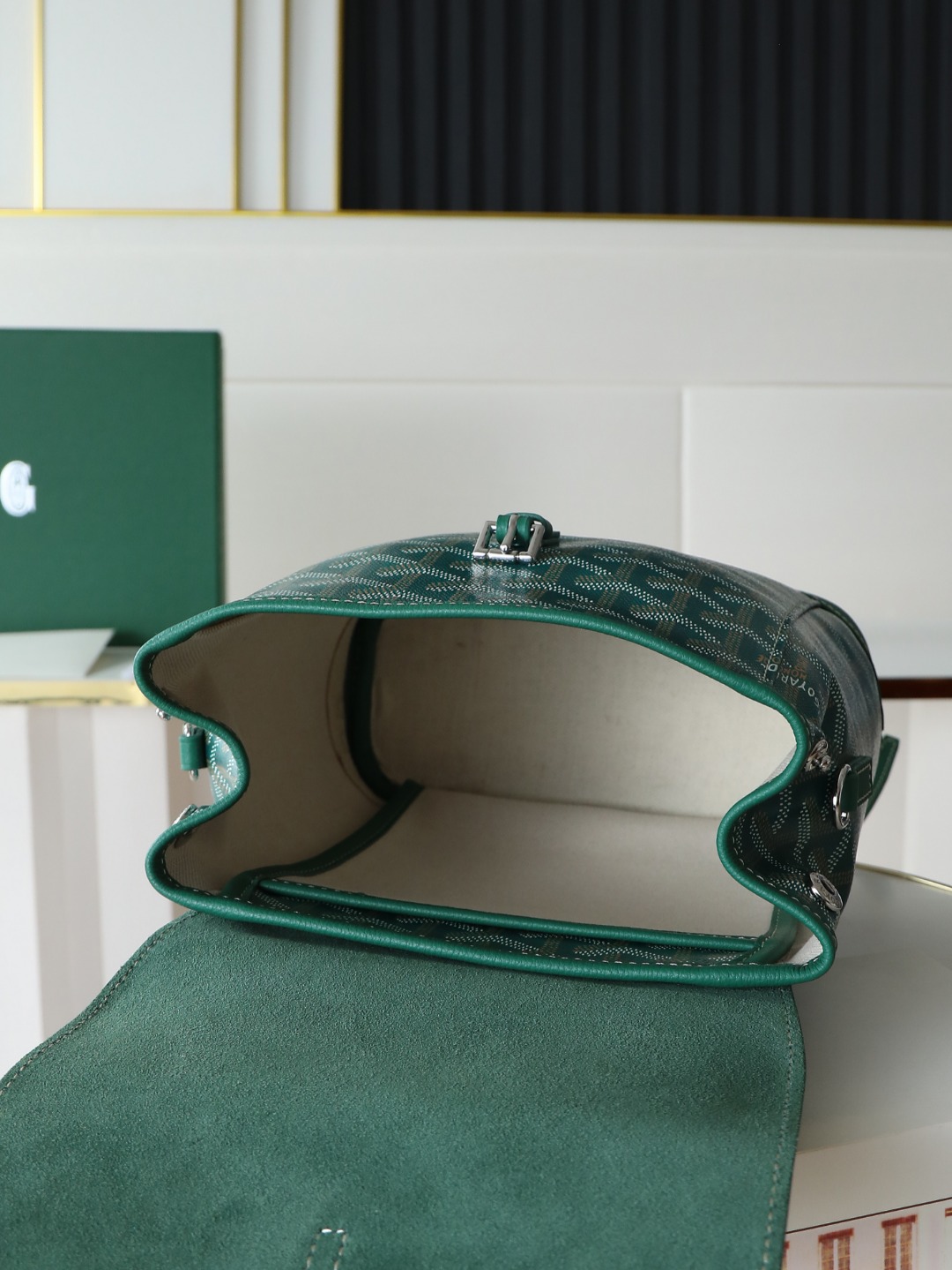 戈雅 GOYARD Alpin Mini Backpack – Monogram Canvas & Leather Trim (Unisex) H0 ALPINSMINTY09CL09P