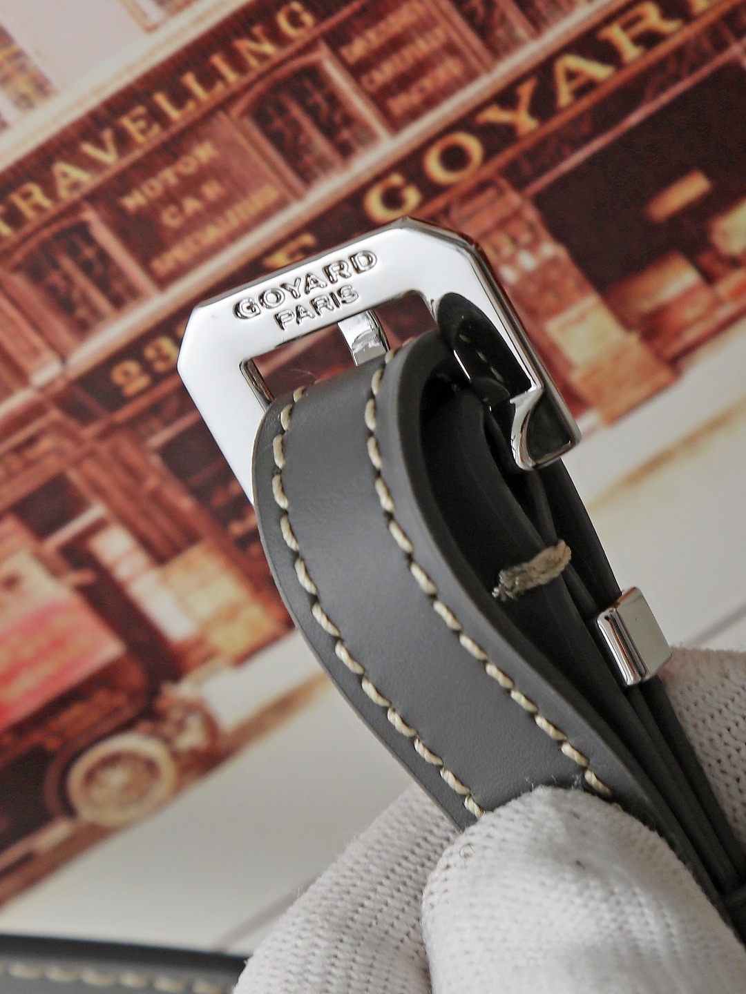 戈雅 邮差 Goyard Belvedere Small Messenger Bag — Unisex canvas and leather flap bag H0 BELVE2PMLTY
