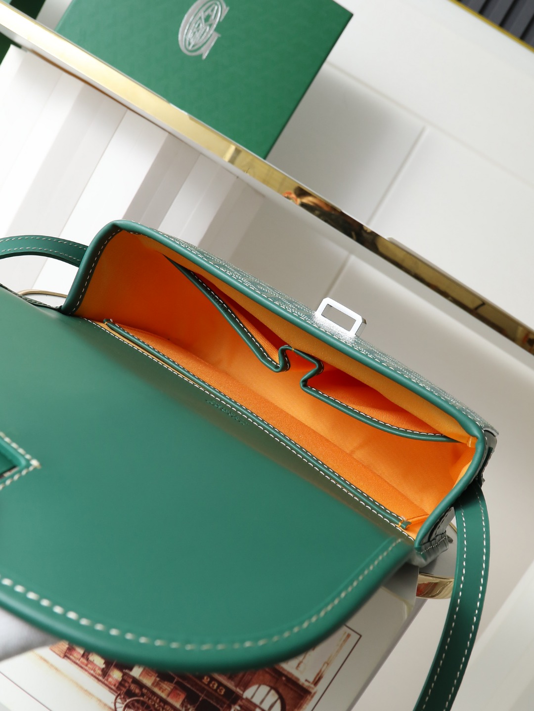 戈雅 邮差 Goyard Belvedere Small Messenger Bag — Unisex canvas and leather flap bag H0 BELVE2PMLTY